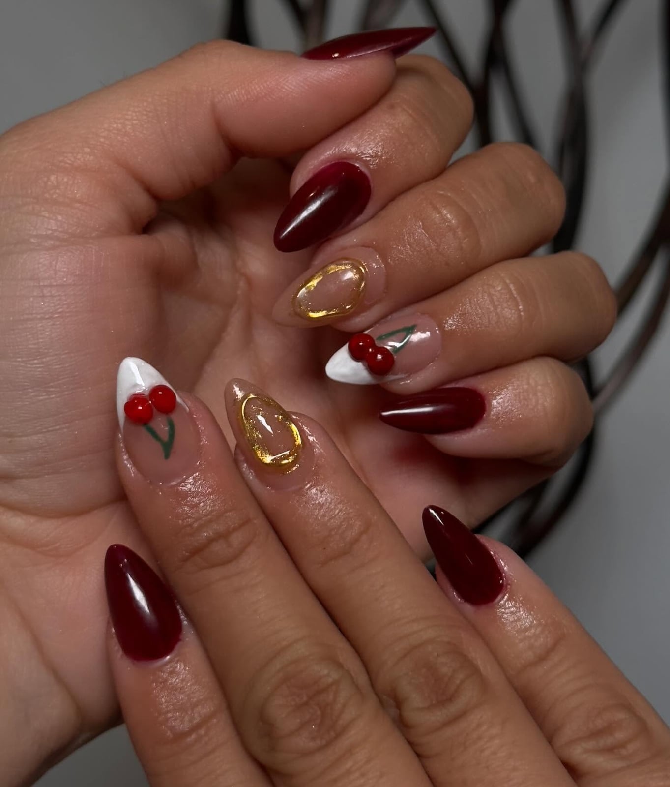 Gel X extensions almond shape - Wolf SGX Montreal